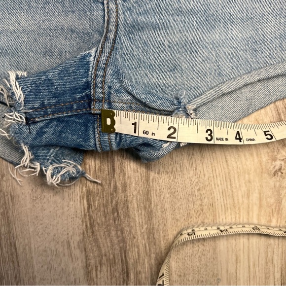 Abercrombie And Fitch The Mom‎ Shorts High Rise Curve Love Size 28/6 - Picture 6 of 9